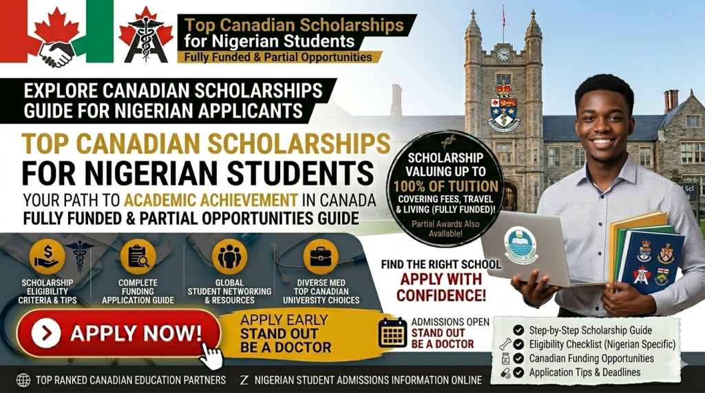 Top Canadian Scholarships for Nigerian Students